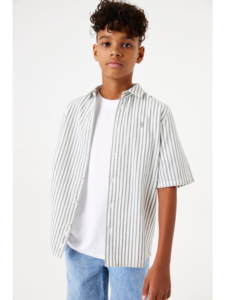 Garcia Kurzarmhemd in sage green günstig kaufen