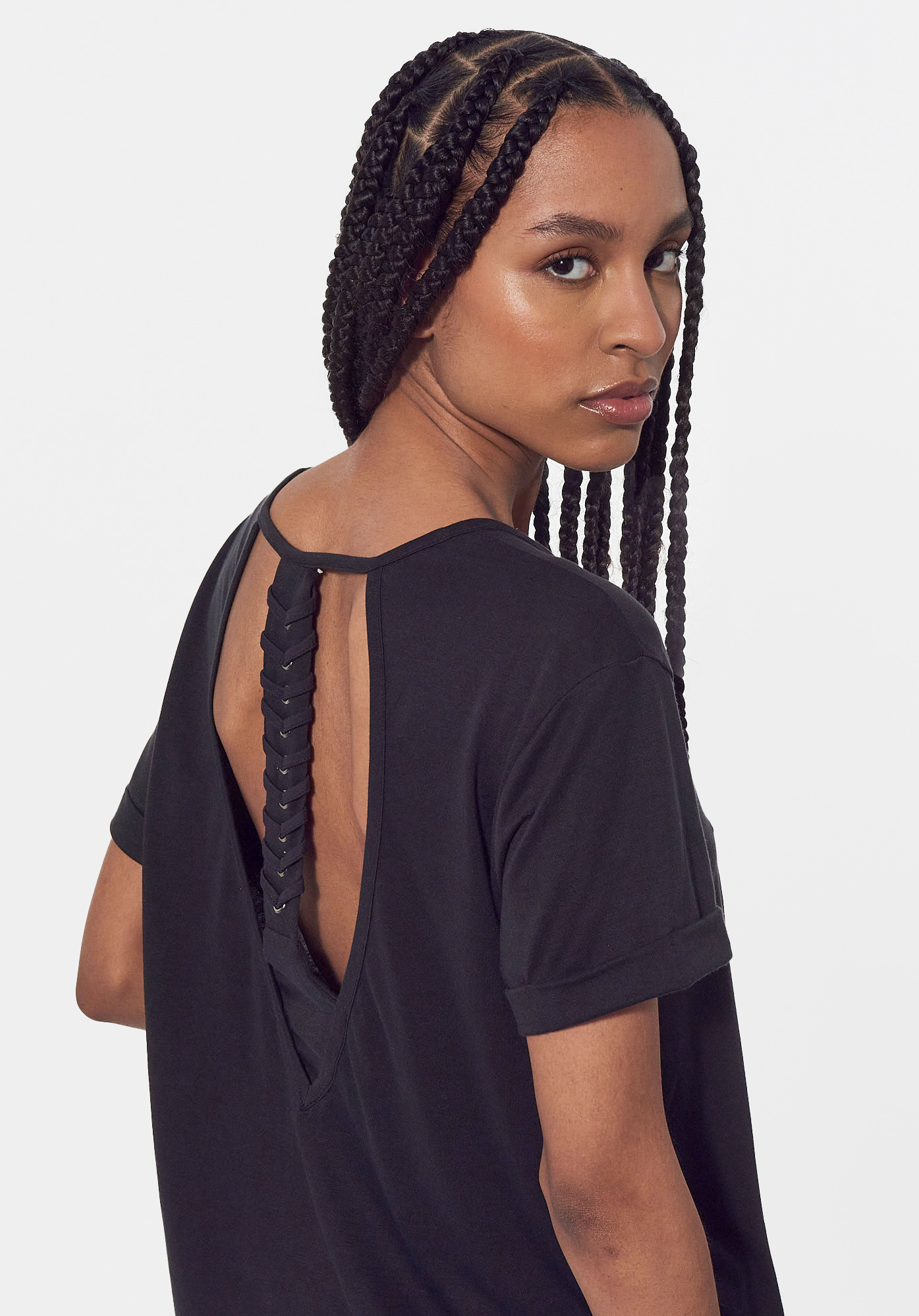 KEBEL  T-shirt loose gris foncé Femme