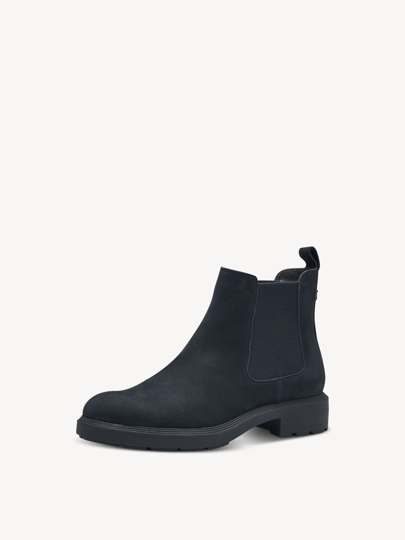Bottine Chelsea en cuir - bleu