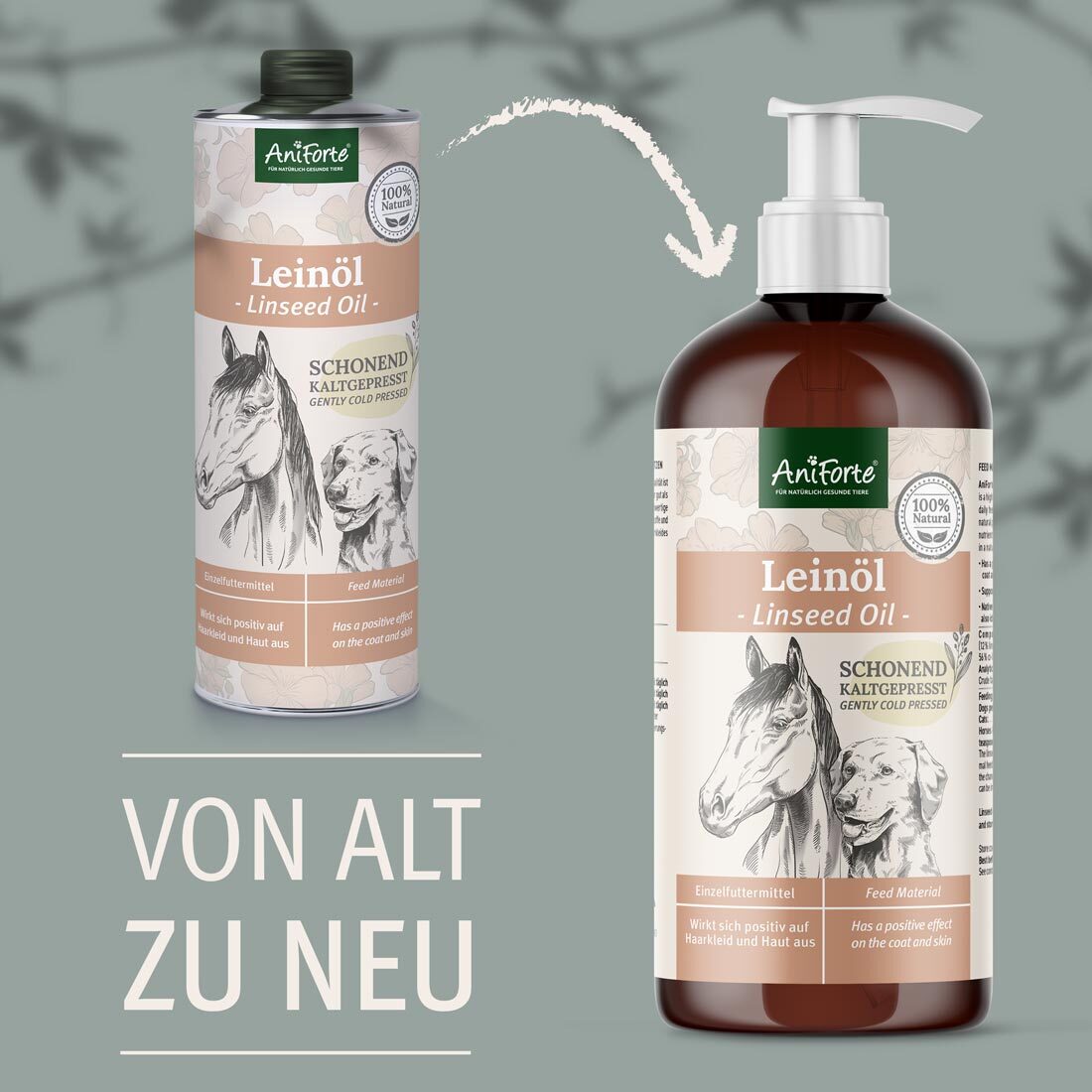 Aniforte Ergänzungsfutter & Aufzucht Aniforte Leinöl 1 Liter