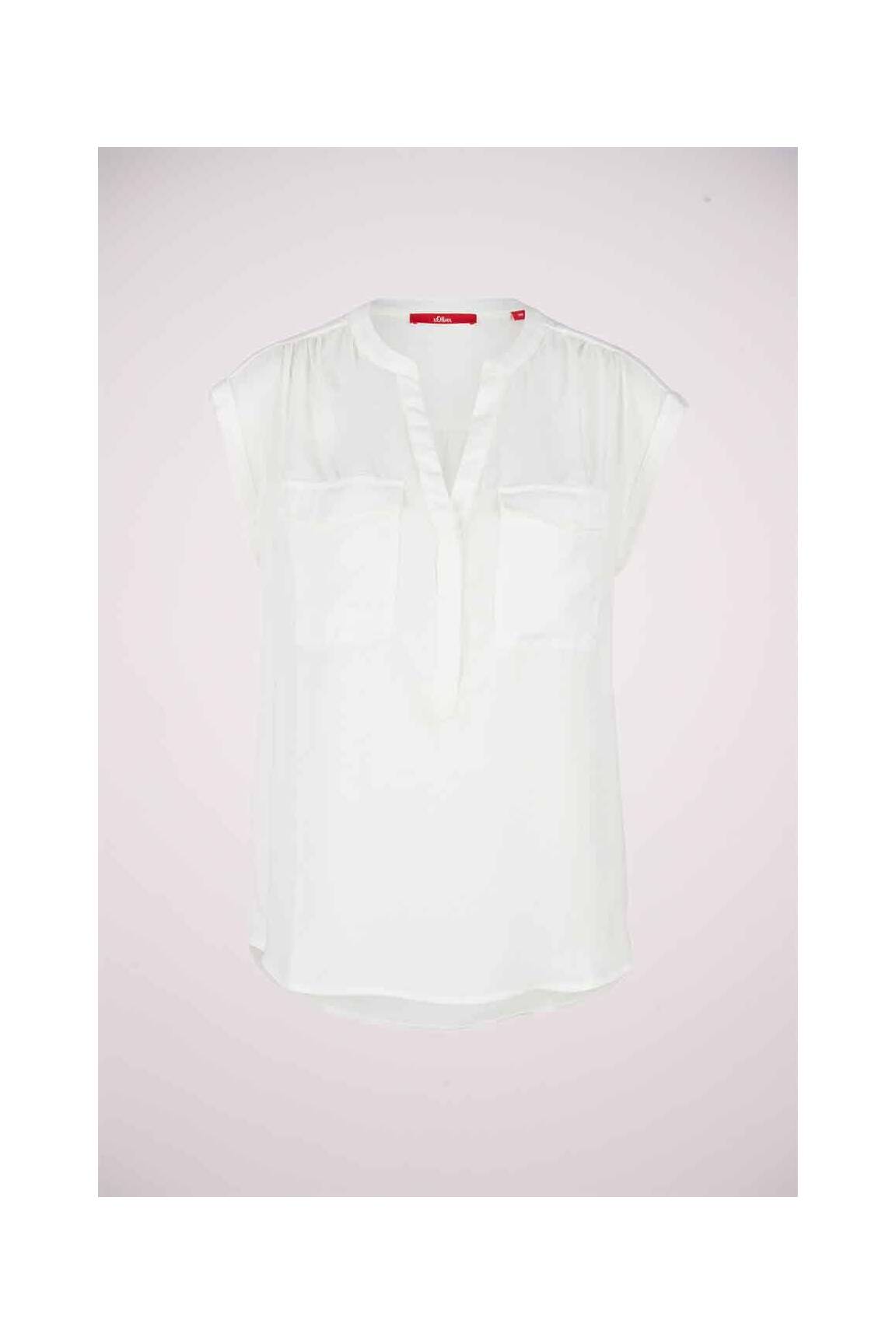 S Oliver Tuniquesansmanche Femme couleur blanc