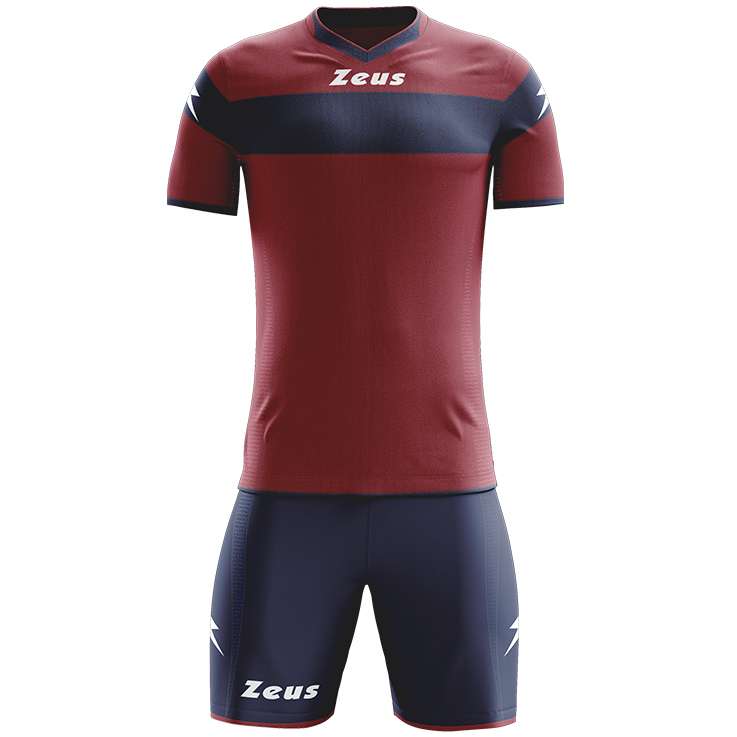 Zeus Apollo Fußball Set Teamwear Box 12-teilig Navy Dunkelrot