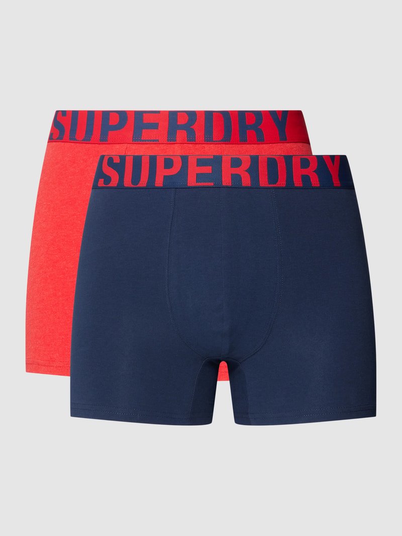 Boxershorts mit elastischem Logo-Bund 2er-Pack in rot