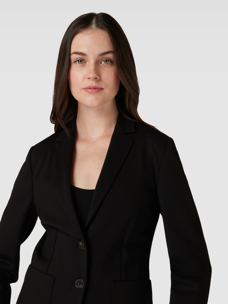 Blazer mit Eingrifftaschen Modell 'Jonalahra' in schwarz