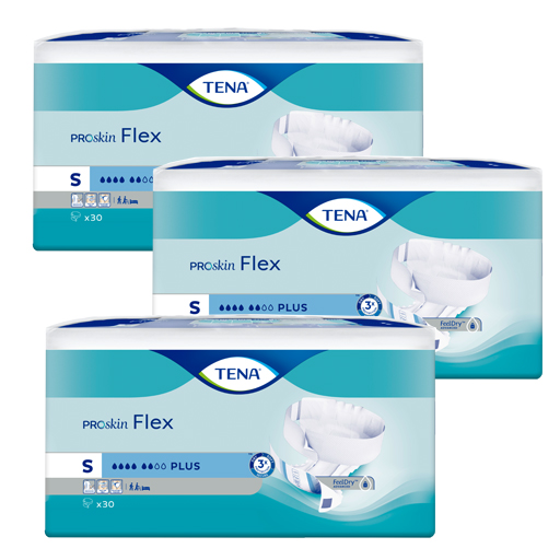 TENA FLEX plus S  3X30 St