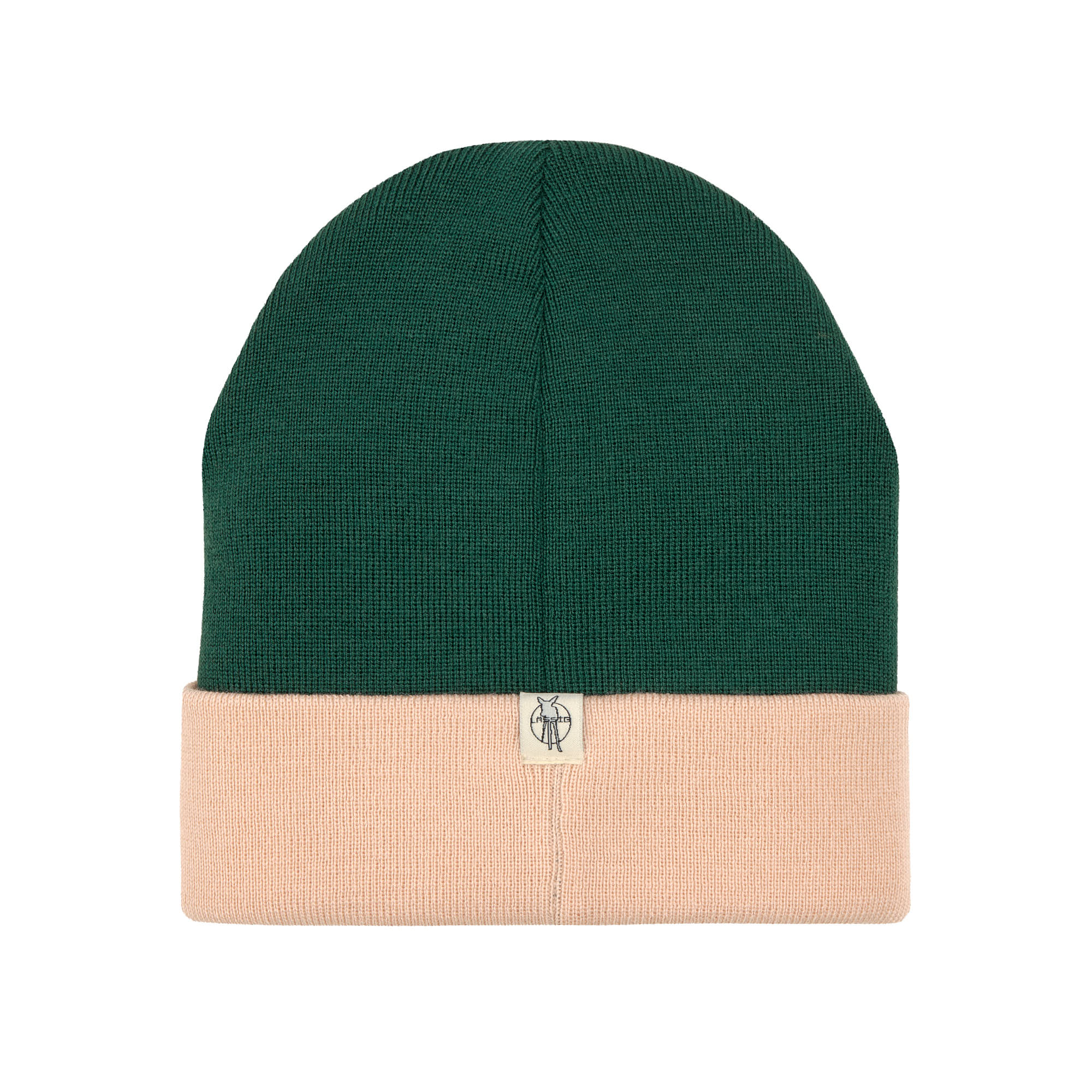 Beanie Mütze Kinder - Merino Wolle, Little Gang, Smile Grün