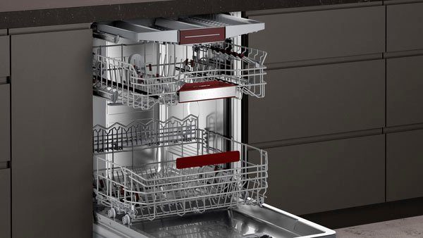 NEFF teilintegrierbarer Geschirrspüler N 50, S245ECS11E, 13 Maßgedecke, XXL-Geschirrspüler