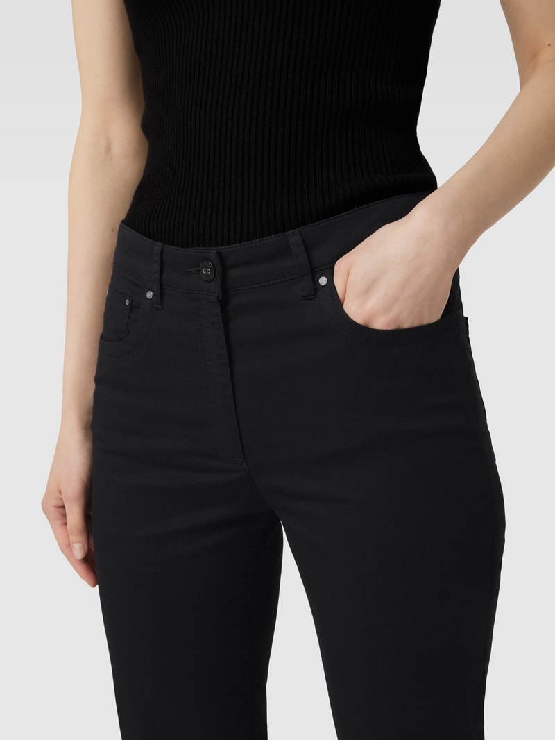 Hose im 5-Pocket-Design Modell 'CORA' in schwarz