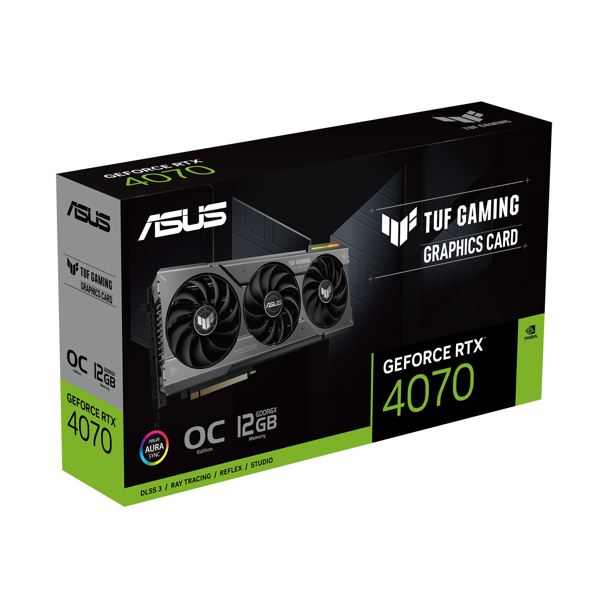 Asus TUF-RTX4070-O12G-GAMING Grafikkarte (12 GB, GDDR6X)
