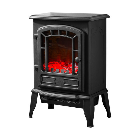 Kamin Elektro Heizer YH20, 2.000 W, schwarz