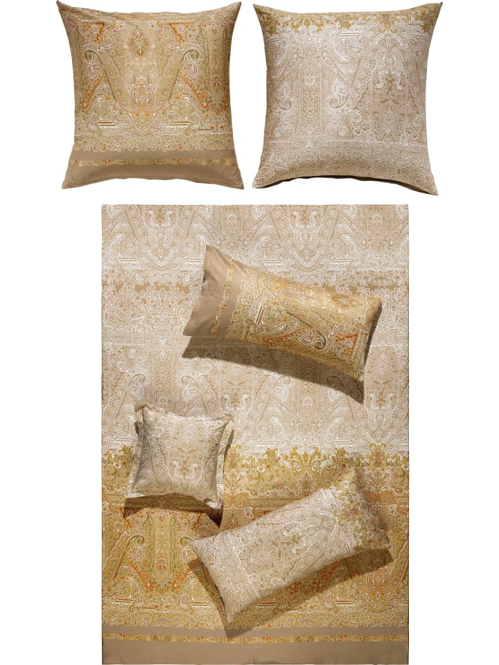 Bassetti Fein Satin Bettwäsche Michelle V6 in beige günstig kaufen