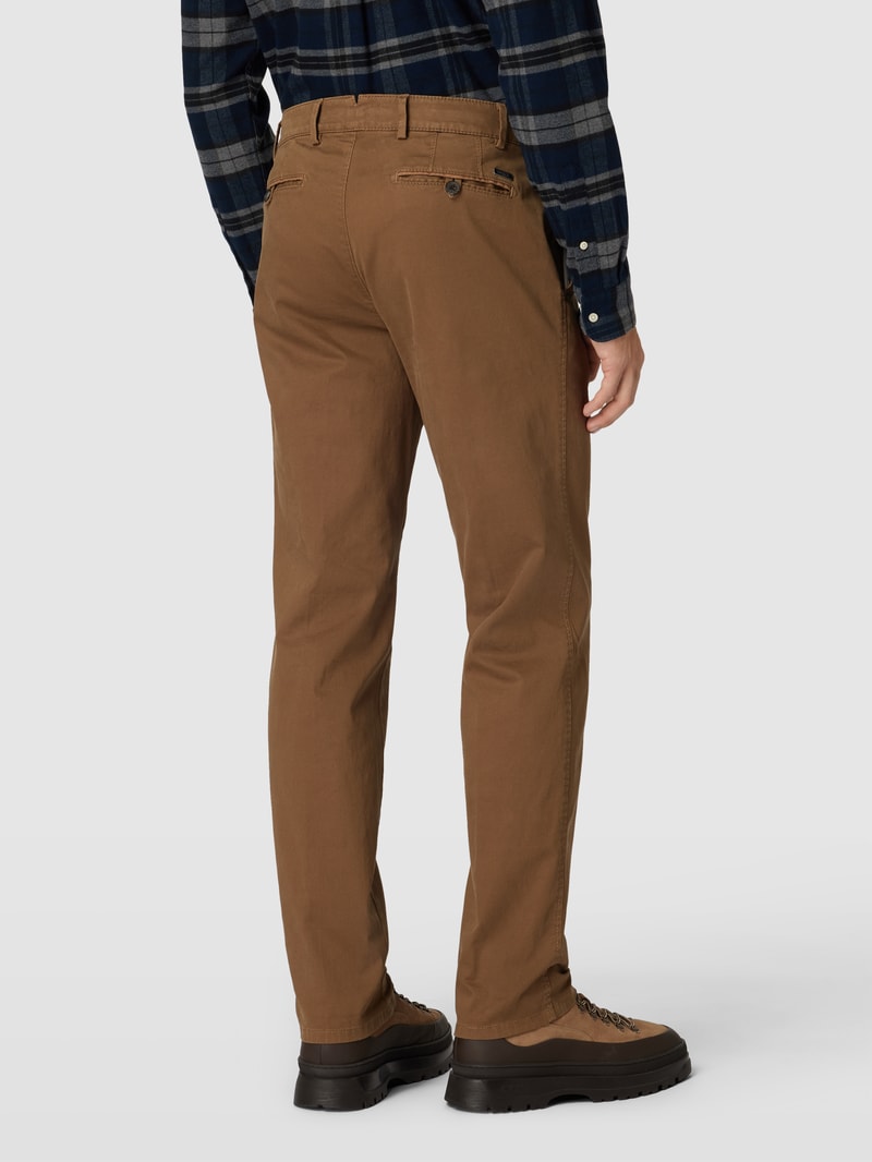 Hose mit Strukturmuster Modell 'JOE' in beige