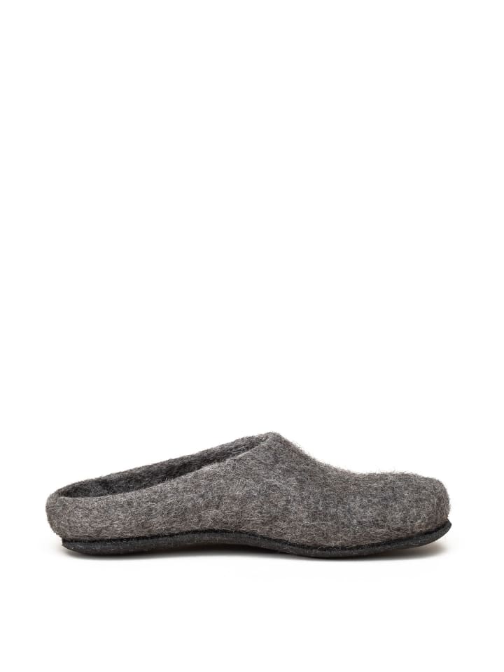 Magicfelt Filzpantoffel in Tiroler Steinschaf grau günstig kaufen