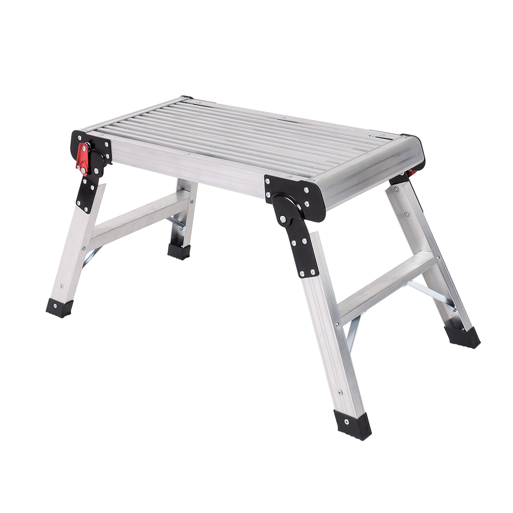 Kraft Werkzeuge Alu Trittleiter faltbar, 150 kg