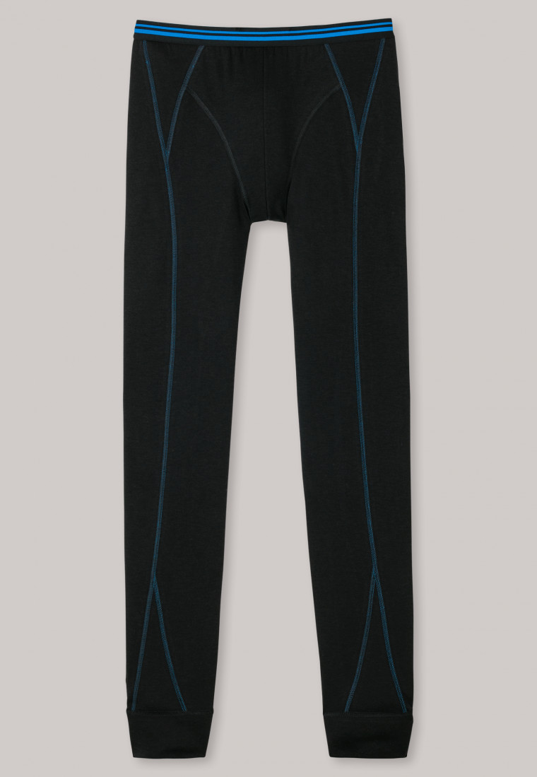 Hose lang Thermowäsche warm schwarz - Sport Thermo light