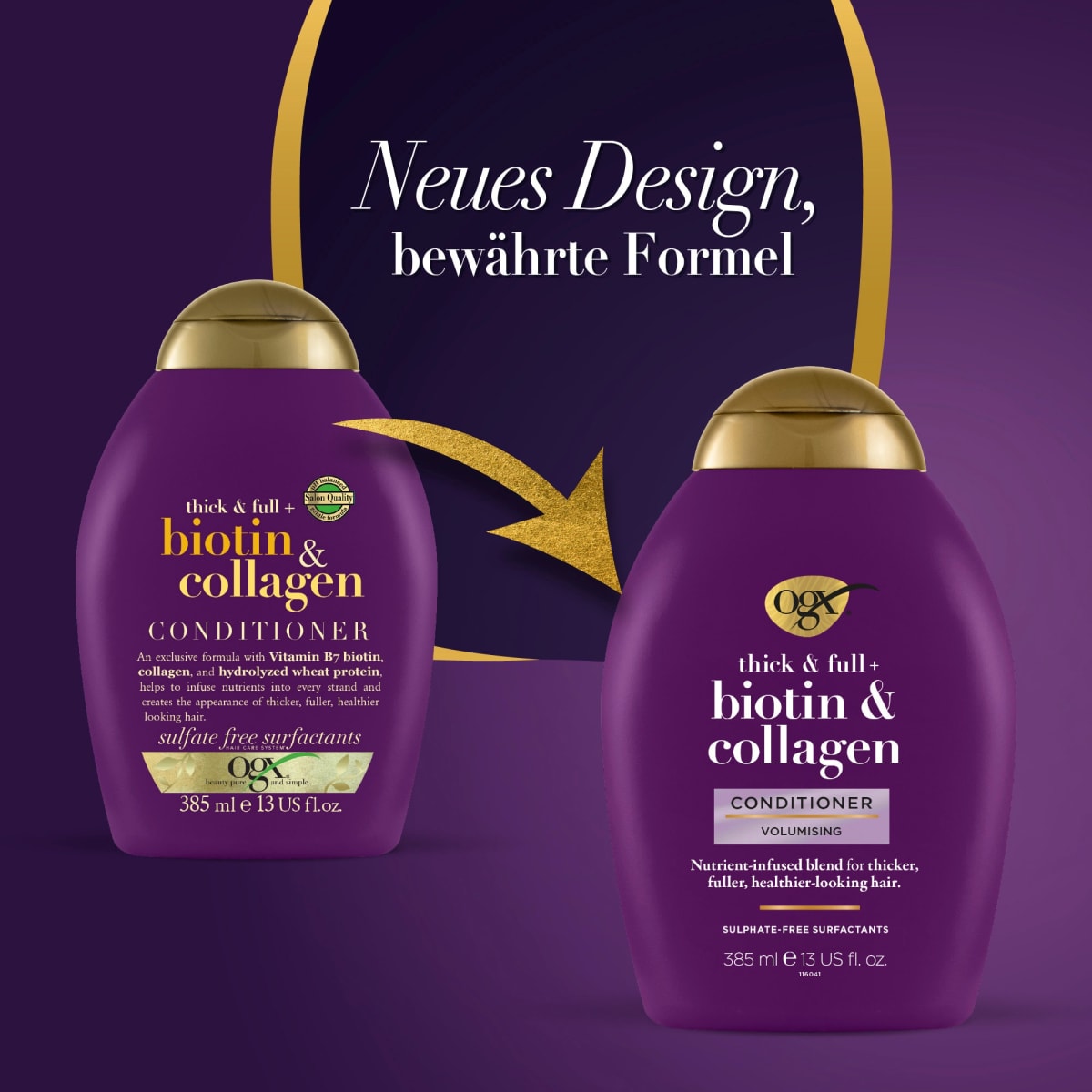 Conditioner Thick & Full, Biotin & Collagen, 385 ml