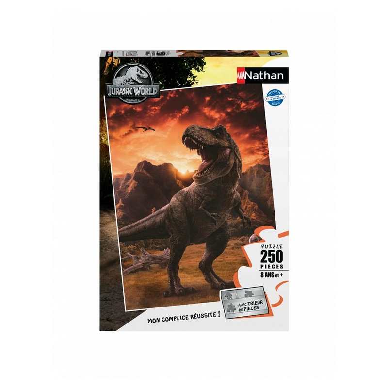 Puzzle Le tyrannosaurus rex Jurassic World 250 pièces