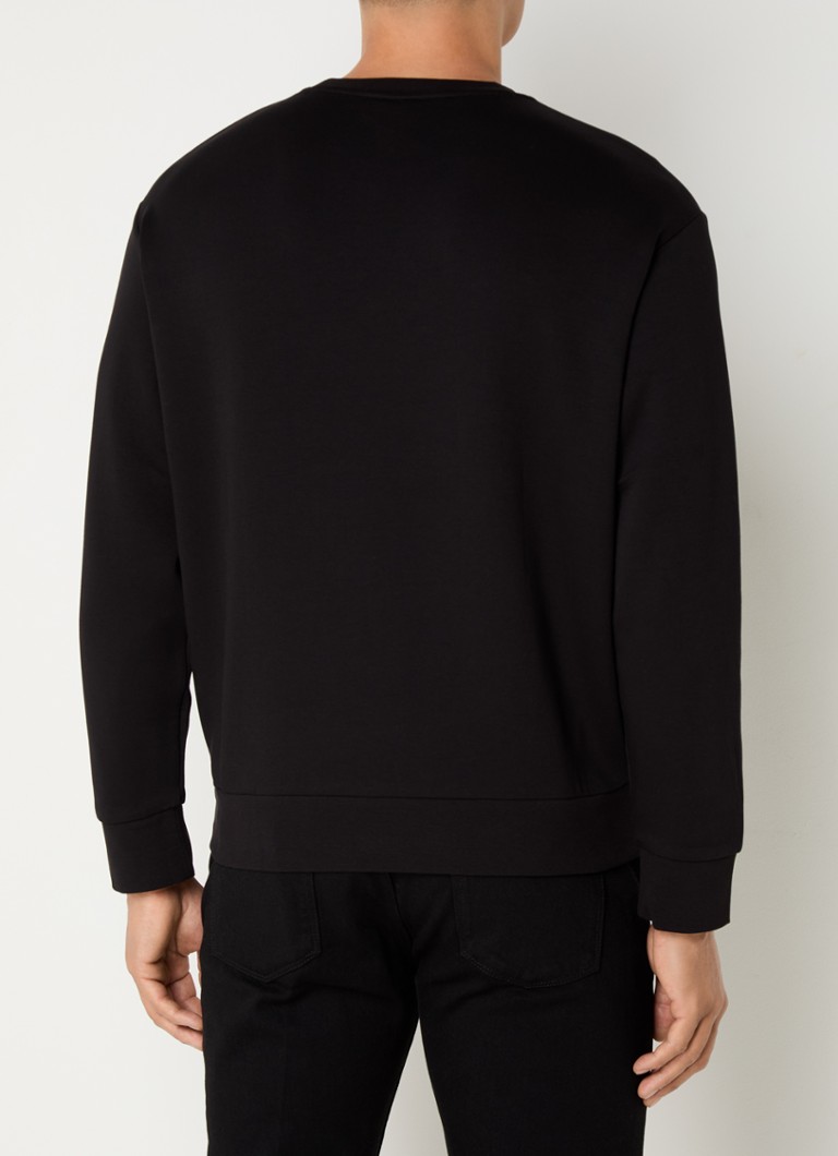 Armani Exchange Sweater with flock logo print