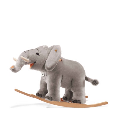 Schaukeltier Trampili Elefant, 70 cm, hellgrau