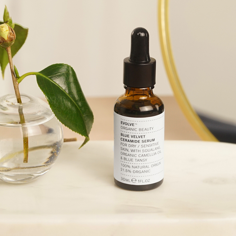 evolve organic beauty Blue Velvet Ceramide Serum 30ml Sérum apaisant peau sensible