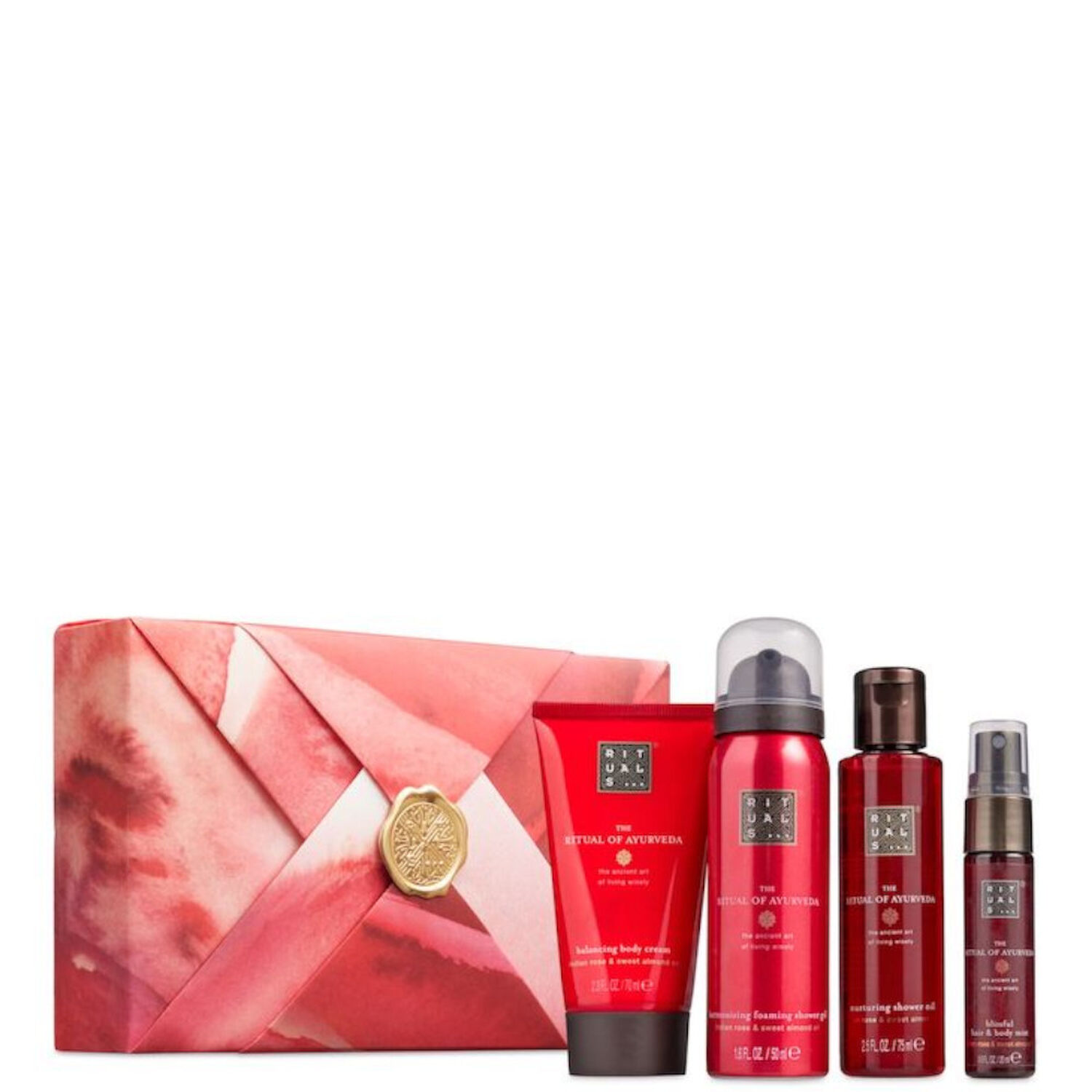 Rituals The Ritual of Ayurveda Coffret S - Huile de Douche 75 ml + 3 Produits