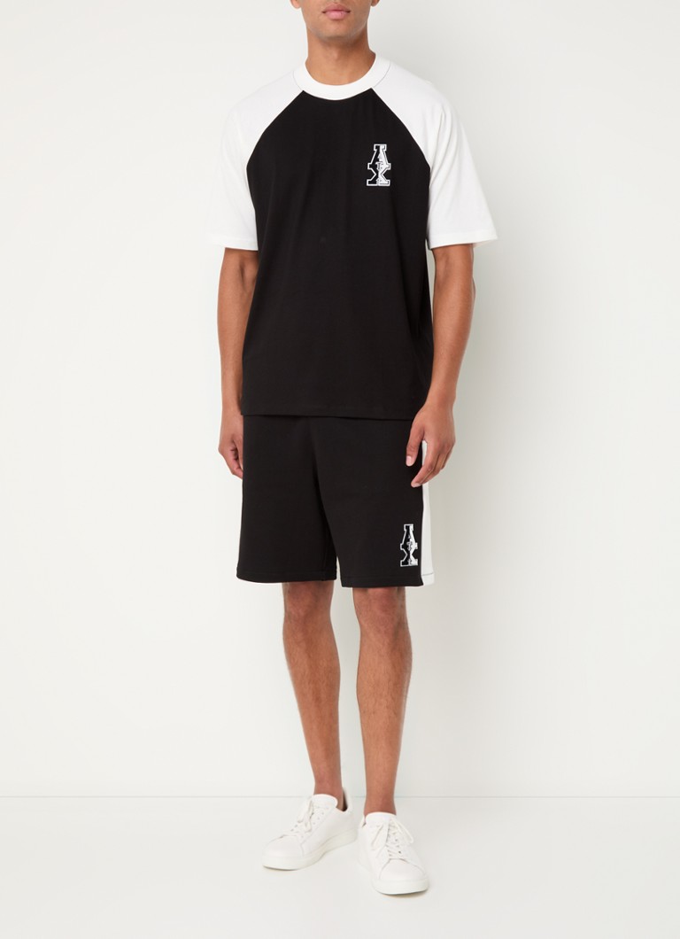 Armani Exchange T-krekls ar logotipu un elastīgu audumu