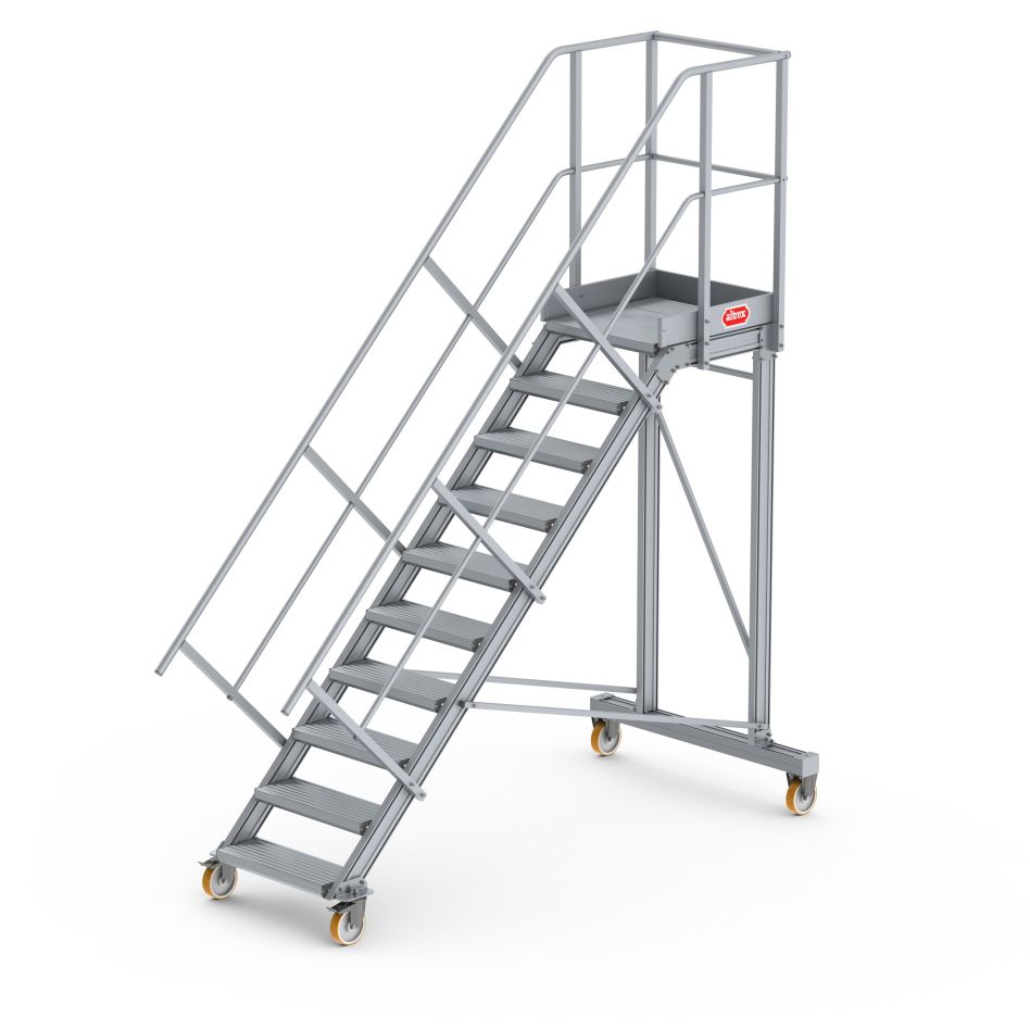 Altrex 224510 platformas kāpnes 10 pakāpieni 45 grādi 60