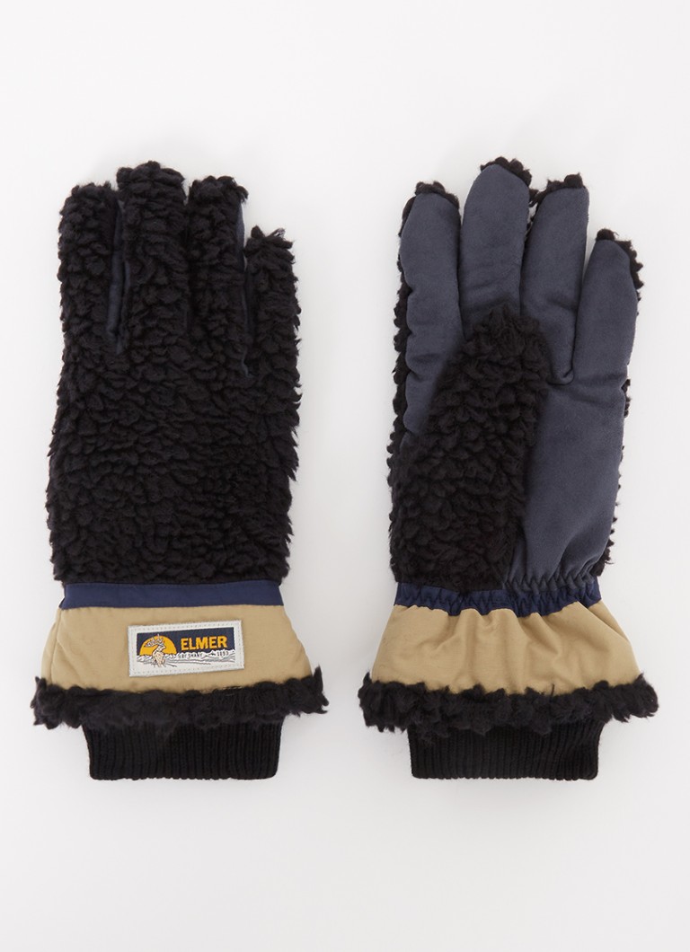 ELMER Teddy gloves with logo and touchscreen function