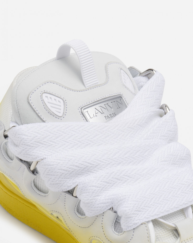 SNEAKERS CURB EN CUIR