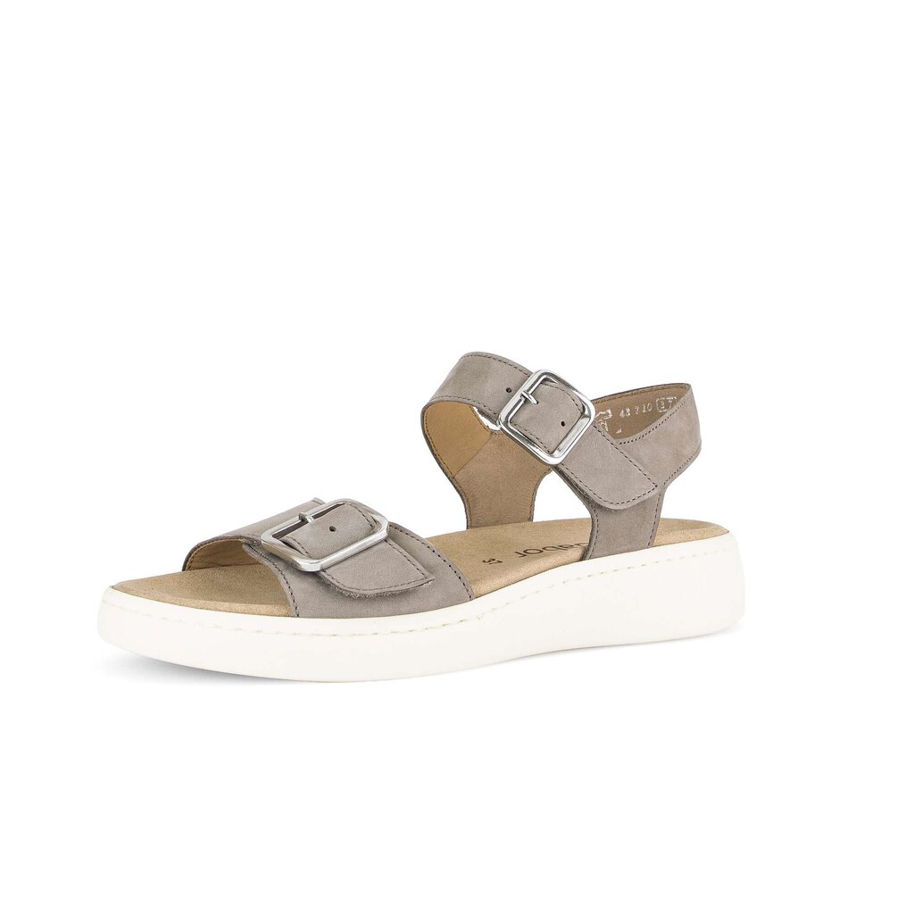 Gabor fashion Plateau Sandale grau