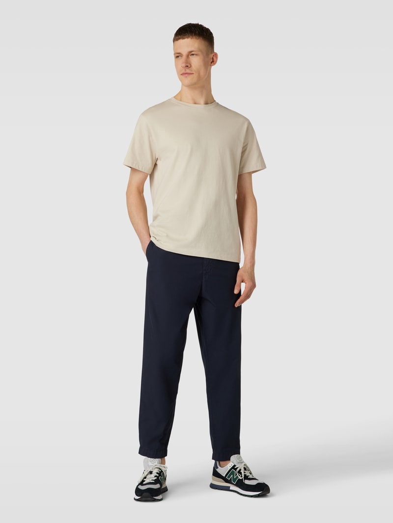 Hose mit Label-Details Modell 'STATUM' in marineblau