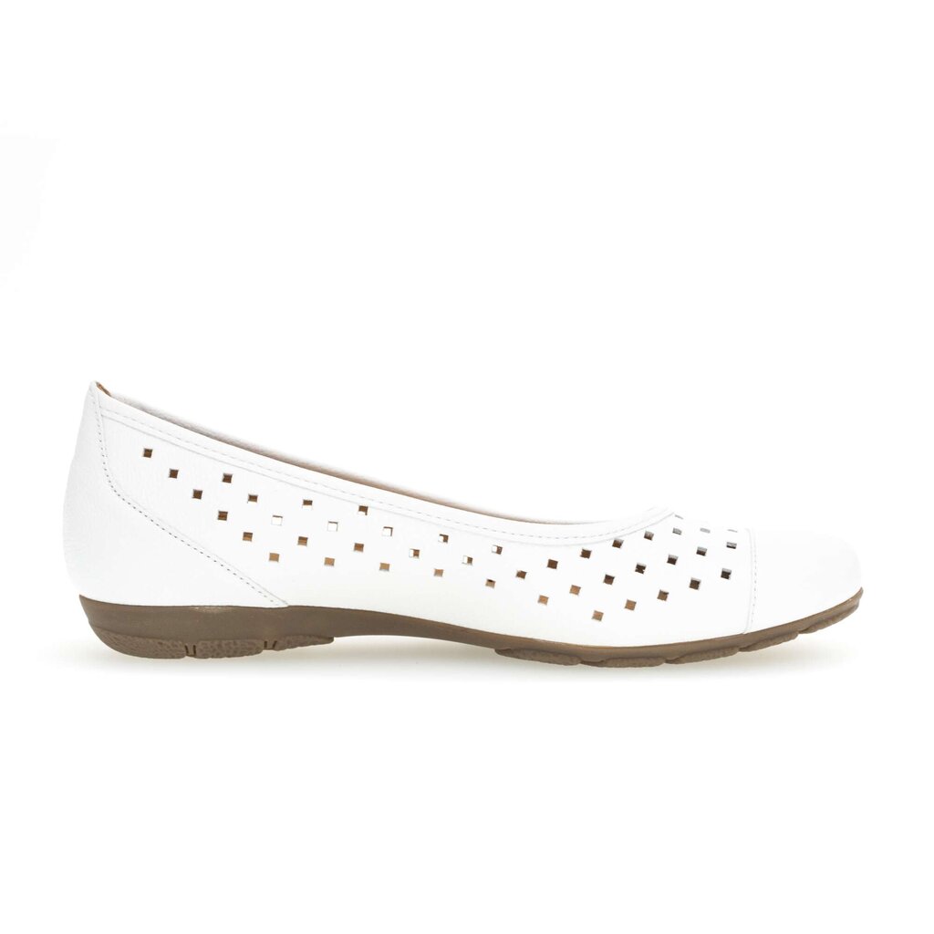 Gabor fashion Sportliche Ballerina weiß