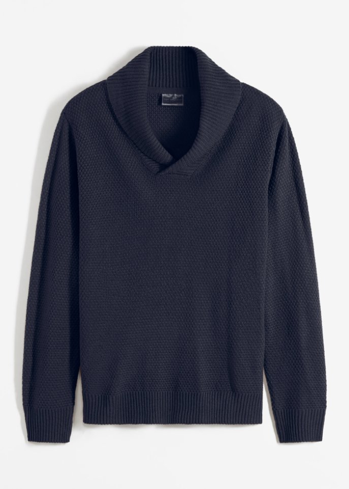 Pullover mit Schalkragen