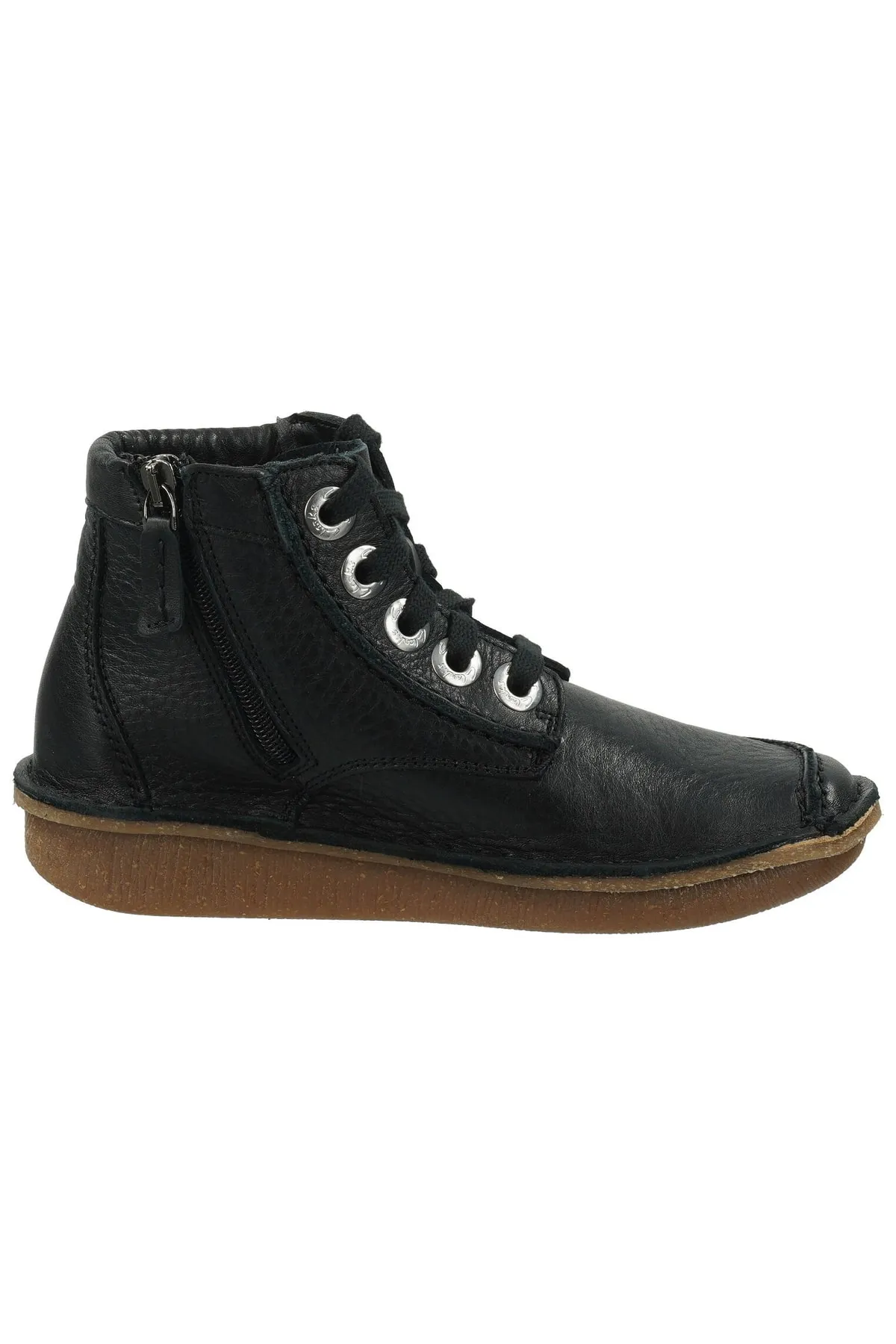 CLARKS  Stiefelette - Schwarz - Flacher Absatz