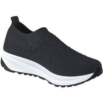 NONAMES Slip On Sneaker in schwarz