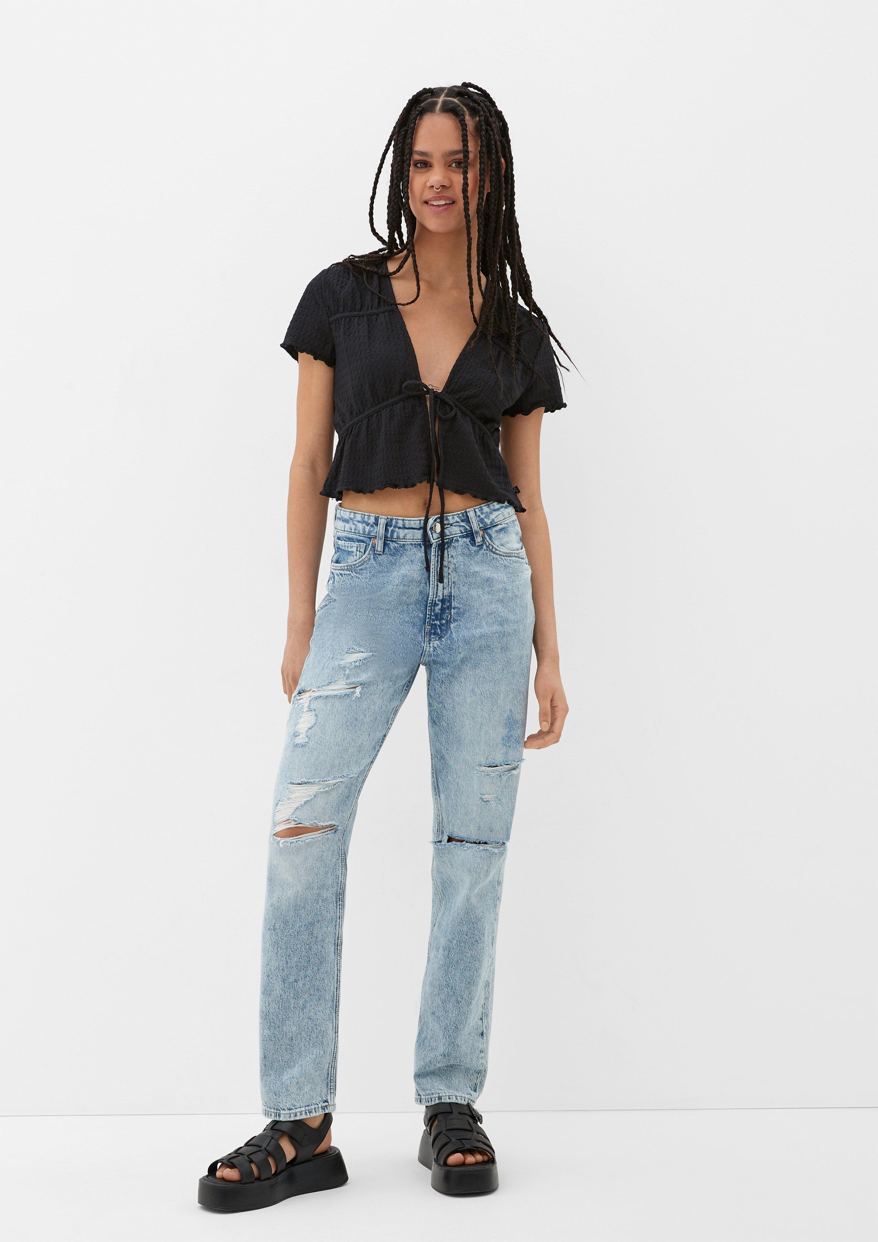 Blusenshirt mit Bindeband  2132981-9999