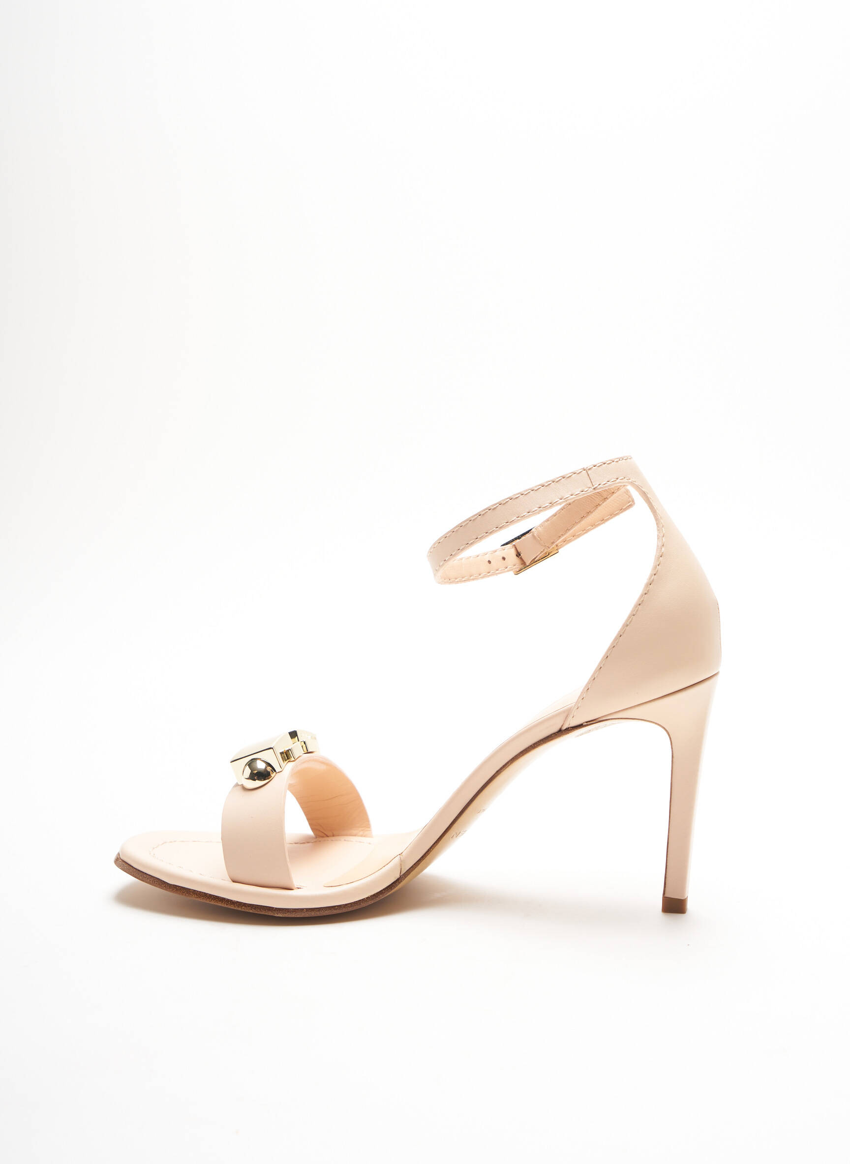 Carven Sandales Nu Pieds Femme couleur beige