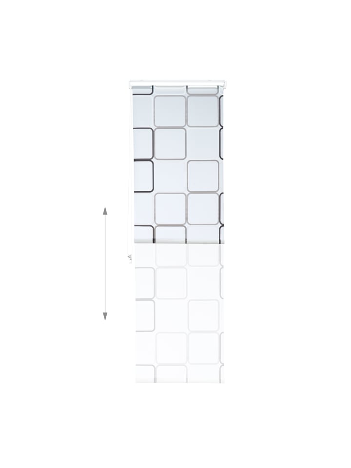 relaxdays Duschrollo Square in Semitransparent - (L)240 x (B)60 cm günstig kaufen onesize