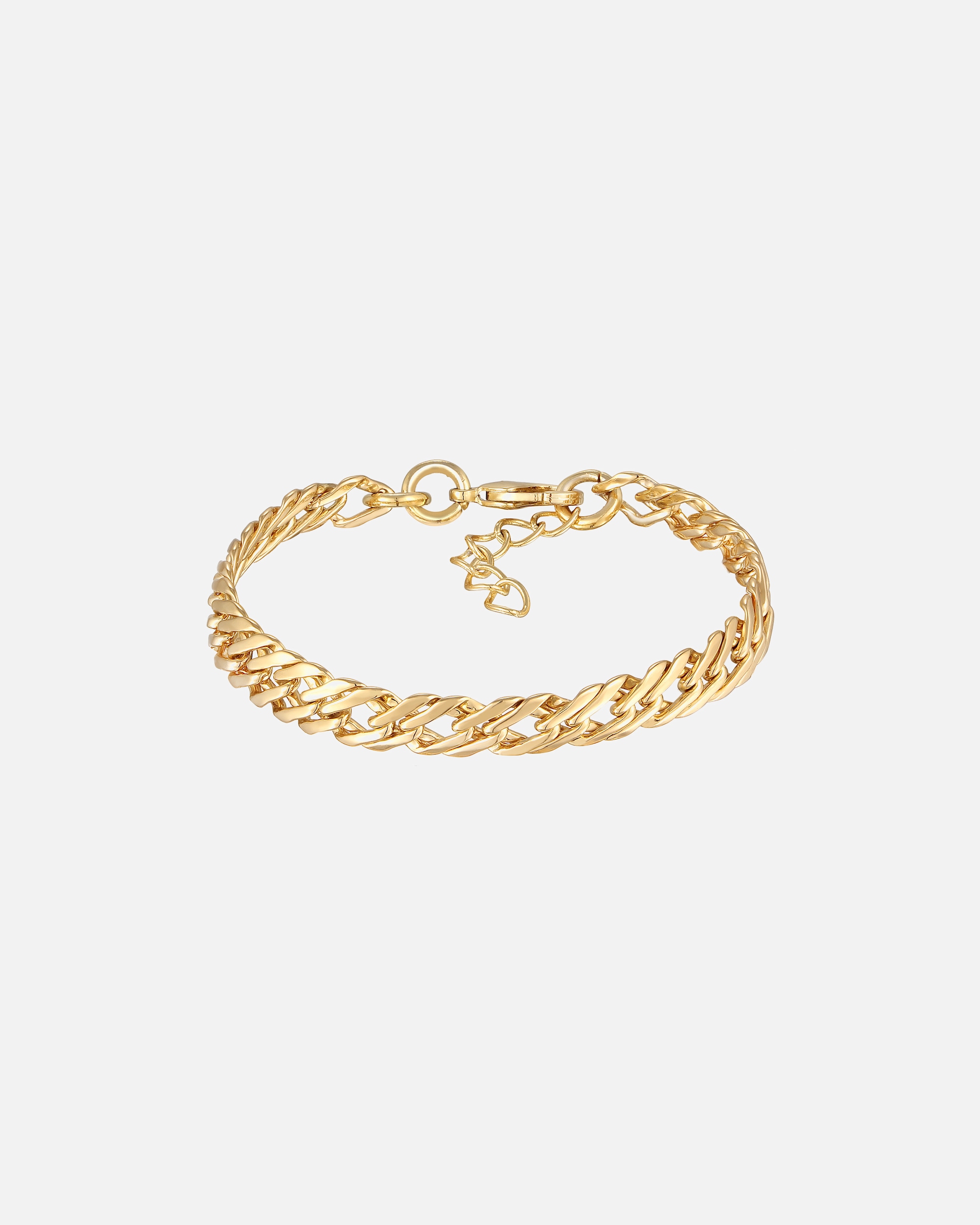 Elli Femmes Maillons Torsadé Twisted Classique Couleur Or