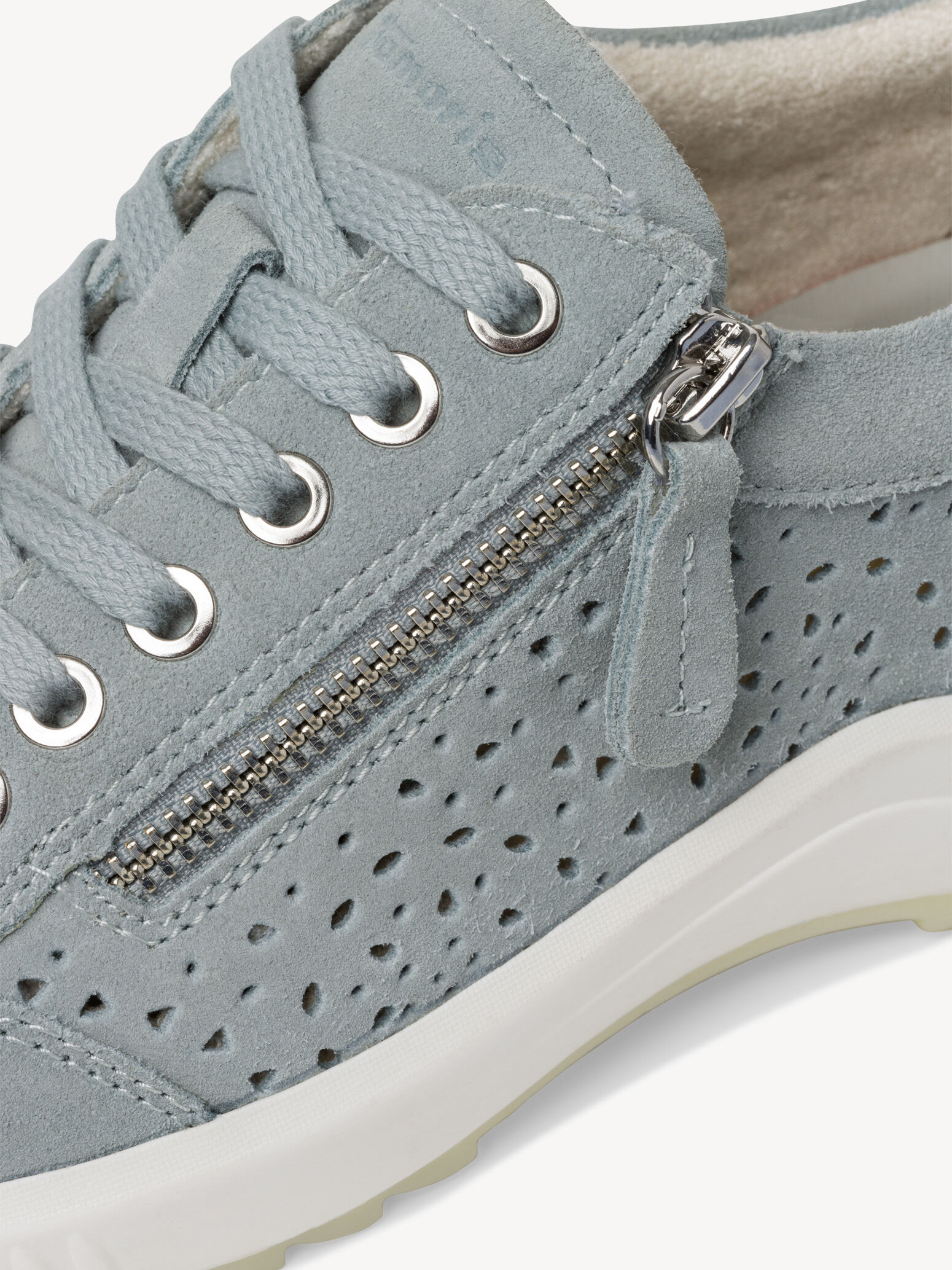 Basket en cuir - bleu