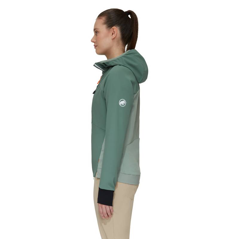 Mammut Aenergy Hybrid Hooded Softshelljacke Damen