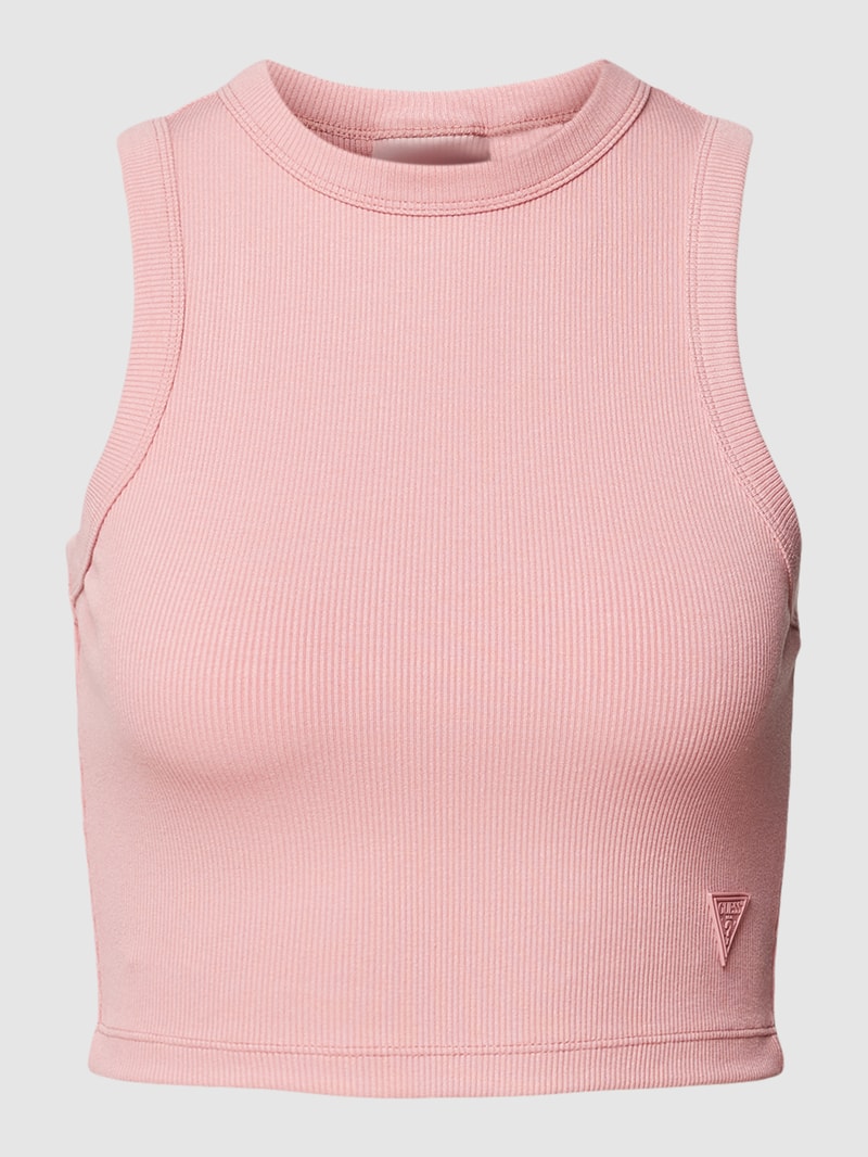 Tanktop mit Feinripp Modell 'EDIE' in mauve
