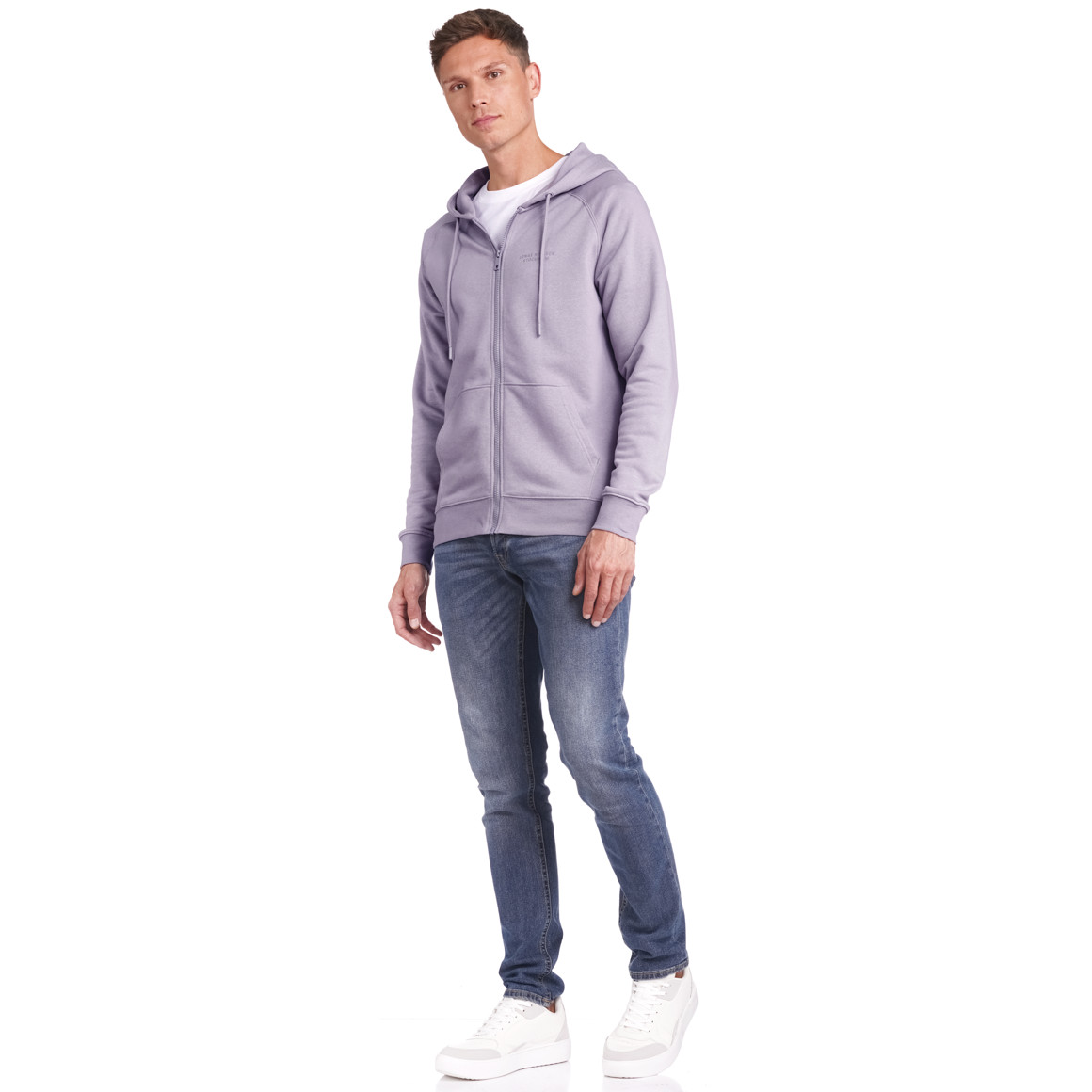 Herren Sweatjacke mit Kapuze