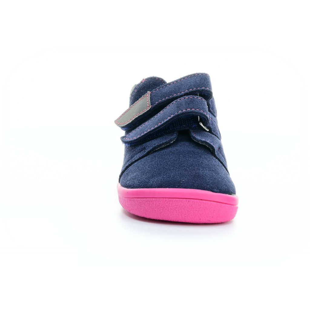 Beda Elisha mit Membran (BF 0001/W/M/2/FW) dunkelblaue Barfuß-Stiefeletten