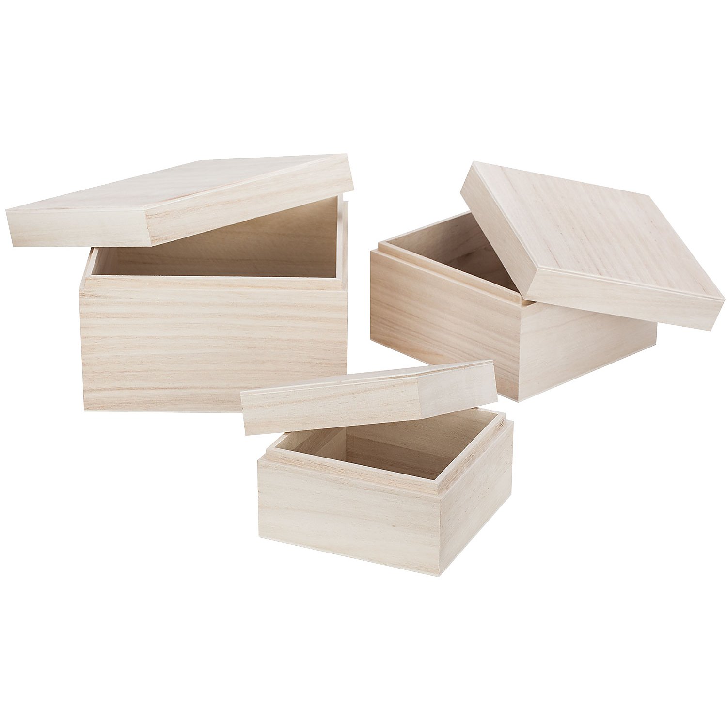 Boxen aus Holz, 3 Stück