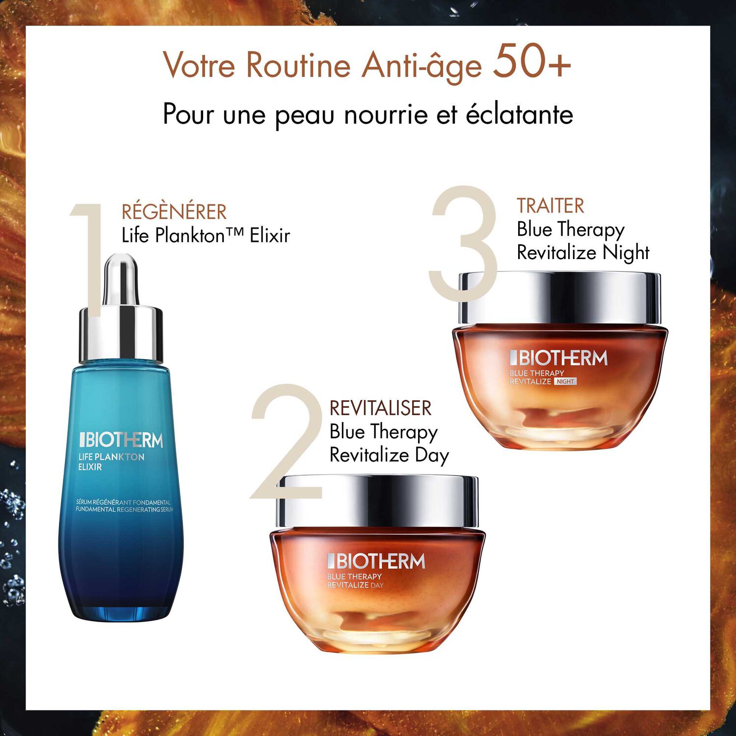 Biotherm Blue Therapy Revitalize Night Crème De Nuit Nutrition Et Éclat 50 ml