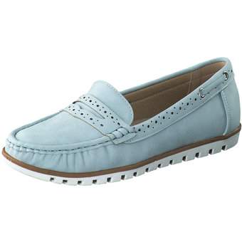 smiling for feet Mokassin in blau