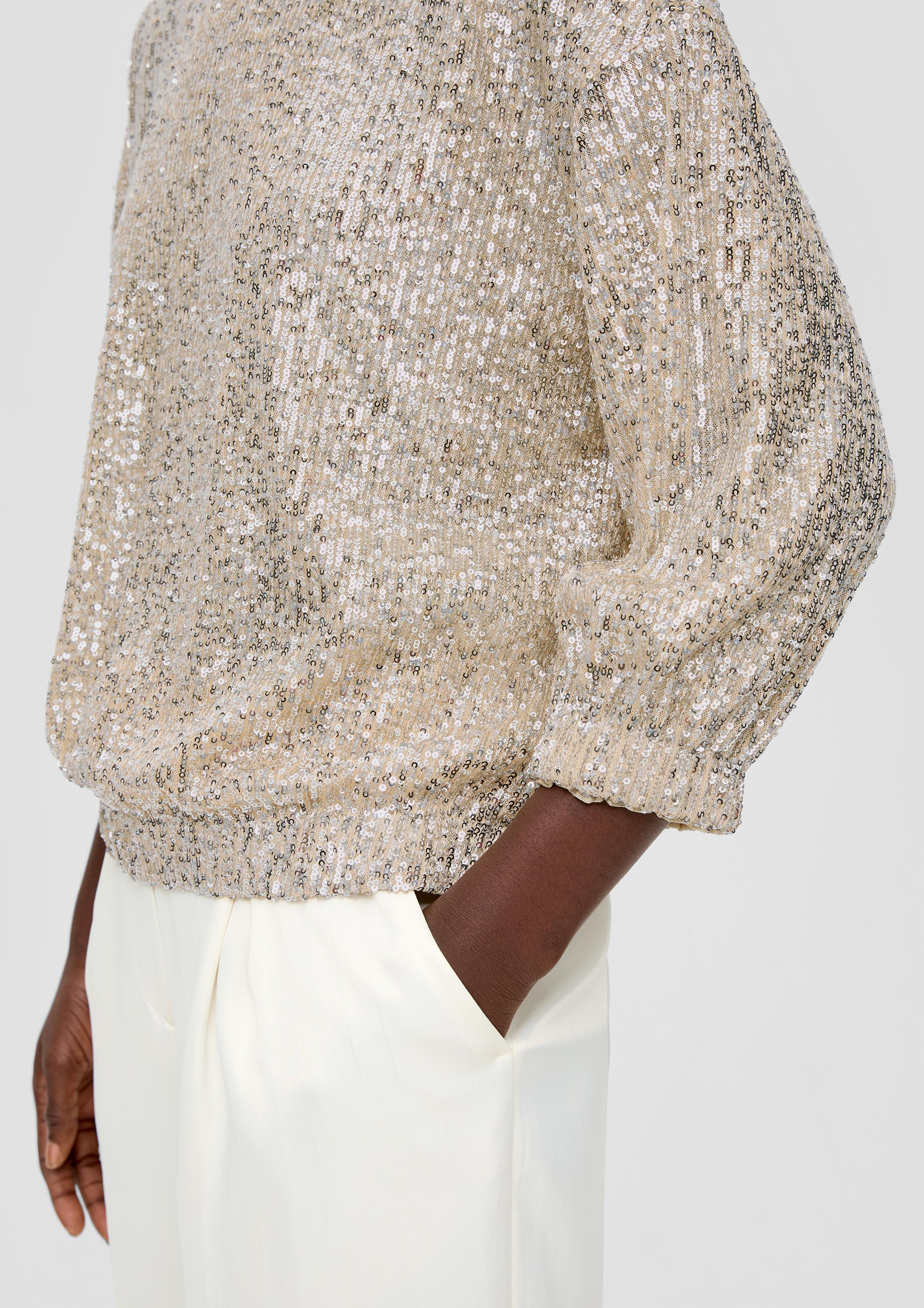 Pailletten-Bluse  2141640-8026