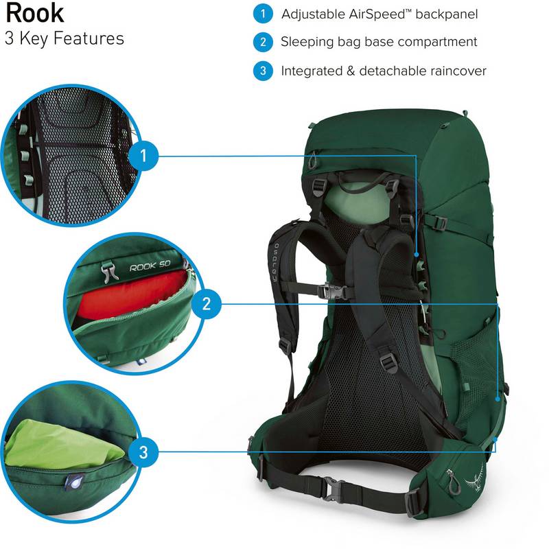 Osprey Rook 65 Trekkingrucksack Herren