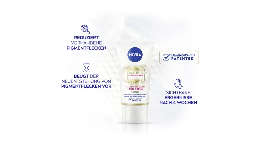 NIVEA Luminous Anti-Pigmentflecken Hand Creme 50 ml